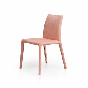 Emi, Moderne Stuhl, weich und vielseitig, gepolstert
